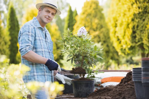 Gardener Hainault participating in community event